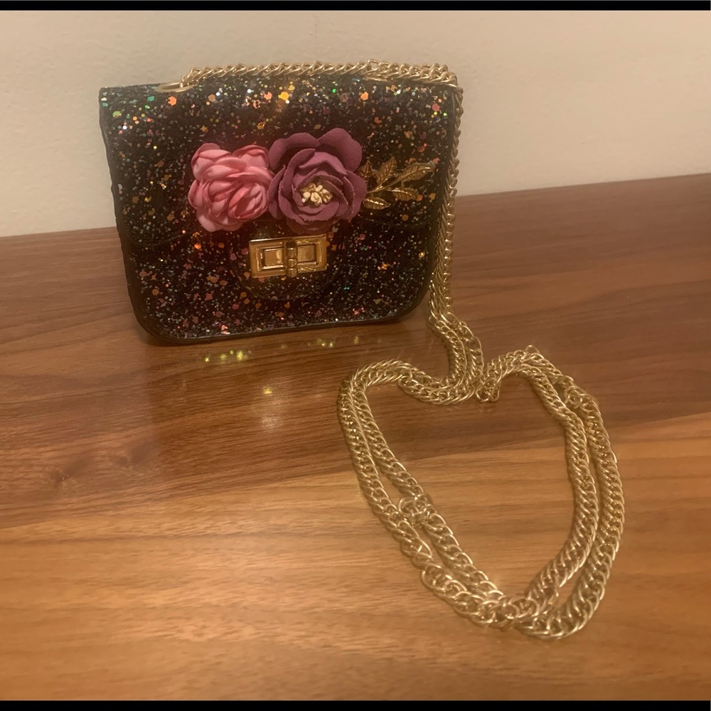 Sparkly Small crossbody bag for girl